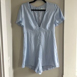 Short sleeve romper